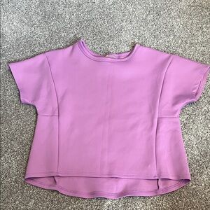 Zella purple lavender athletica top size 7/8 gently worn girls lilac